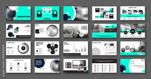 Geometric green business presentation elements design, infographic template on white background. New technologies. Use in flyers and SEO-marketing, webinar pages, website, banner, annual report.Vector