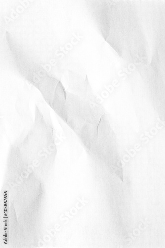 PAPIER FROISSÉ BLANC