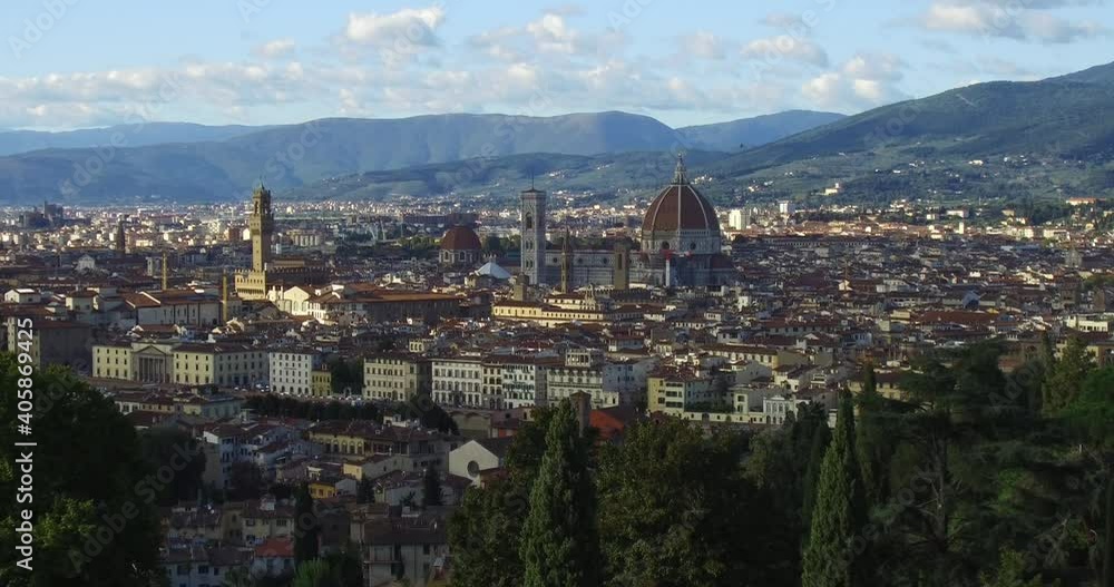 Florence, Italy. City view from Abbazia di San Miniato al Monte. Florence, Italy. City view from Abbazia di San Miniato al Monte.