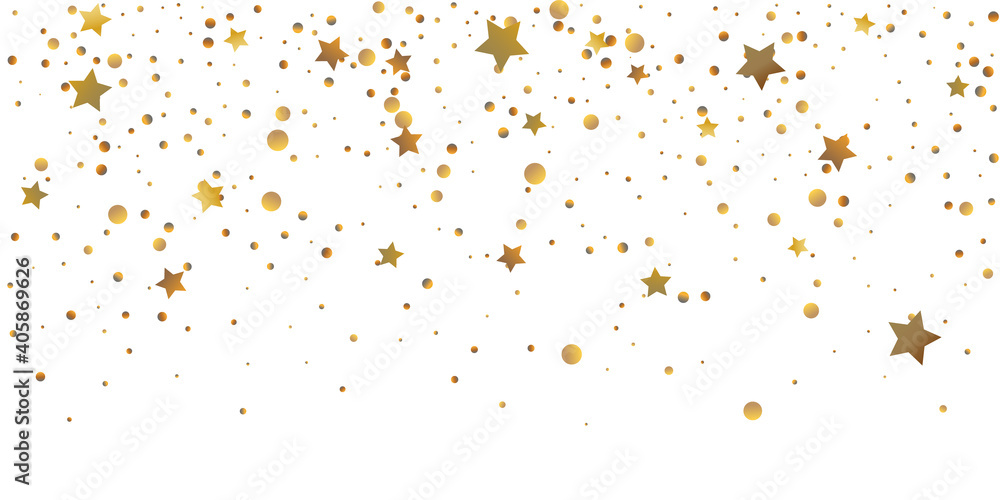Star of confetti. Falling starry background. Star of confetti. Falling starry background.