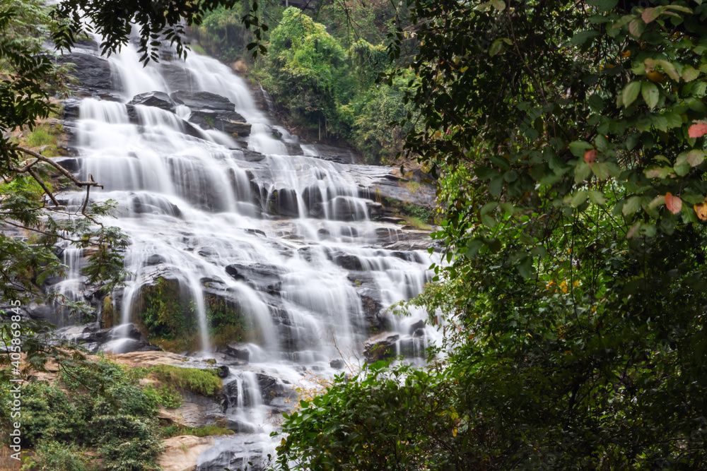 Mae Ya waterfall at Doi Inthanon national park, Chom Thong District,Chiang Mai Province, Thailand
