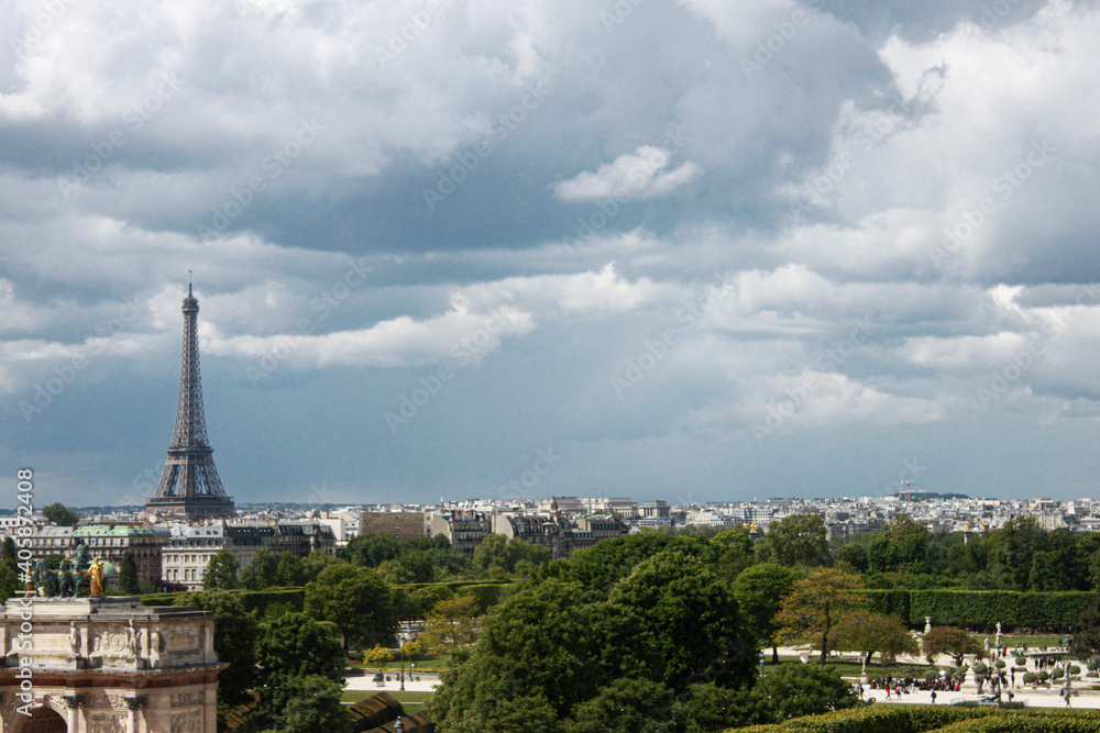 Fototapeta premium eiffel tower city