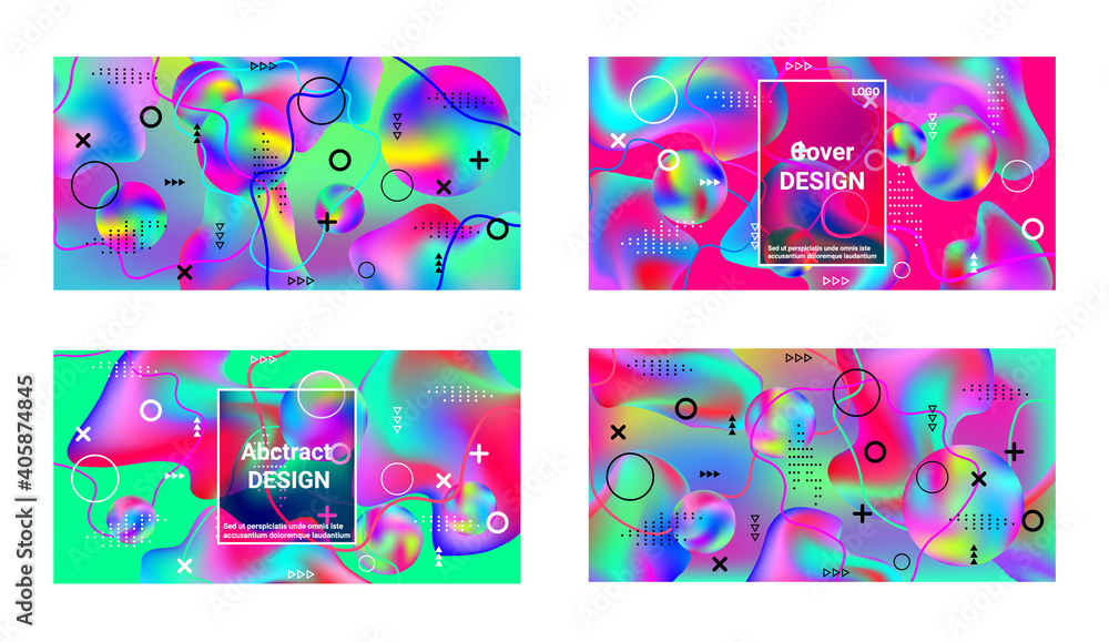 Trendy creative vector space gradient. Abstract vector cover. Trendy creative vector space gradient. Abstract vector cover.