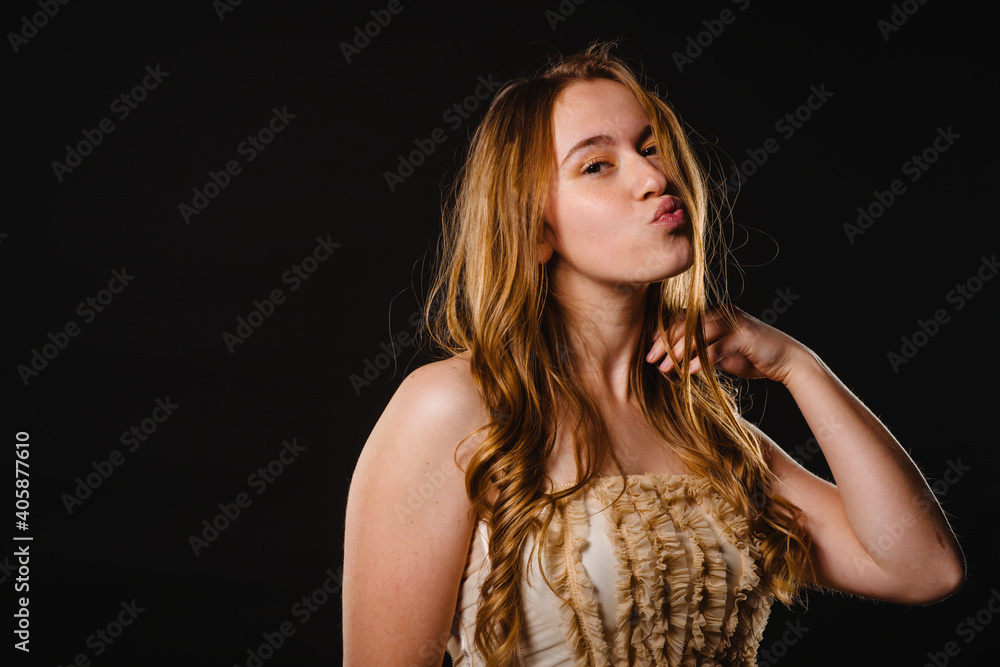 Fototapeta premium Young fashion model