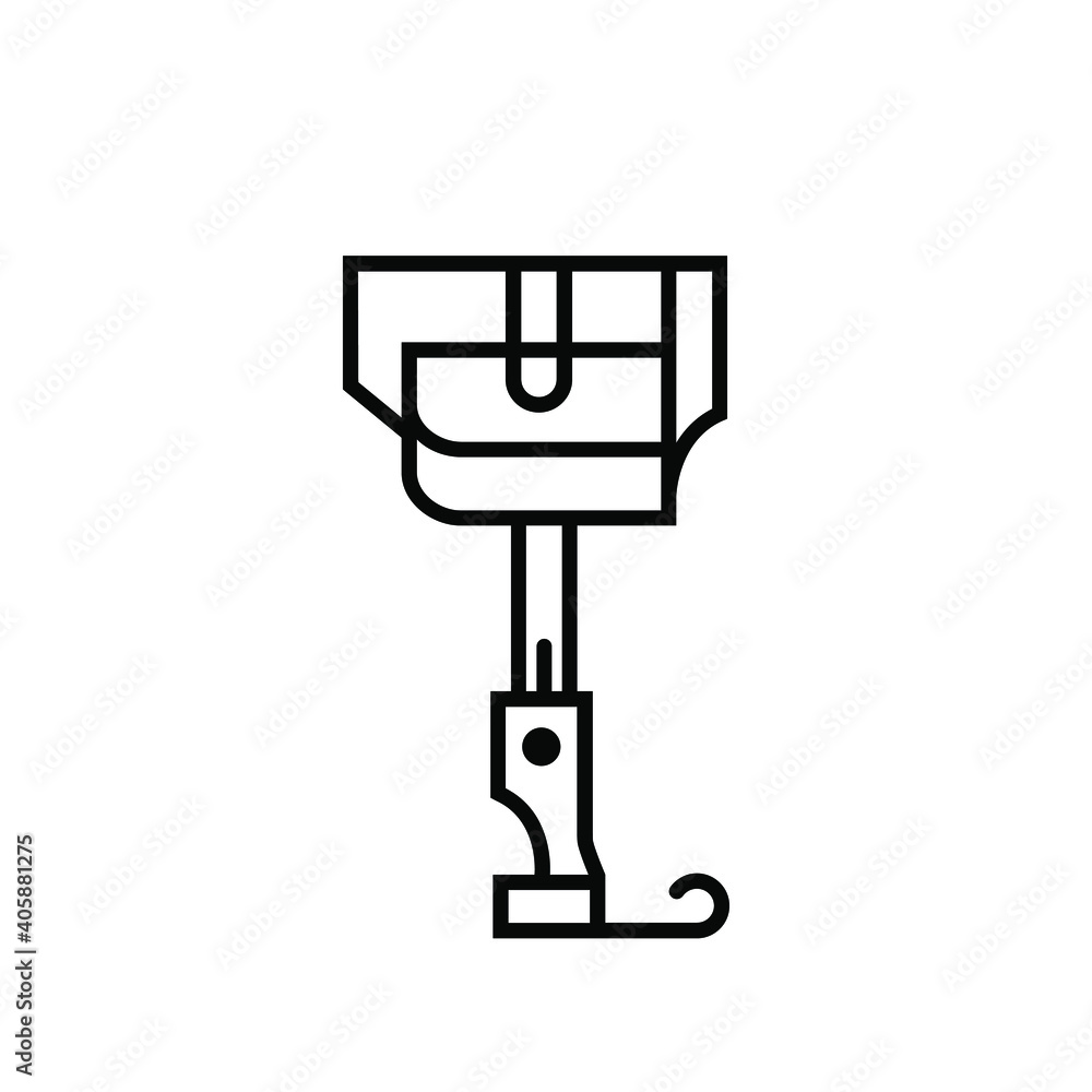 Sewing machine device needle clamp plate feed dogs presser foot logo icon sign symbol concept Modern geometric tech style design Fashion print clothes apparel greeting card flyer banner poster Sewing machine device needle clamp plate feed dogs presser foot logo icon sign symbol concept Modern geometric tech style design Fashion print clothes apparel greeting card flyer banner poster