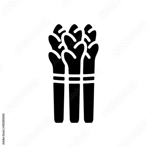Asparagus vector glyph icon. Vegetable symbol