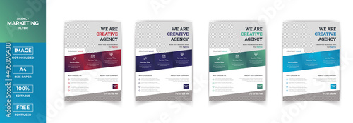 Modern Creative Corporate  Digital Marketing  Flyer