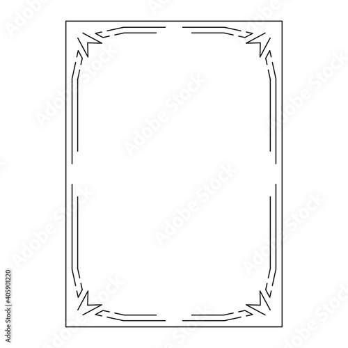 image, decorative ornamental frame, original design