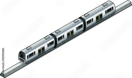 An urban commuter monorail.