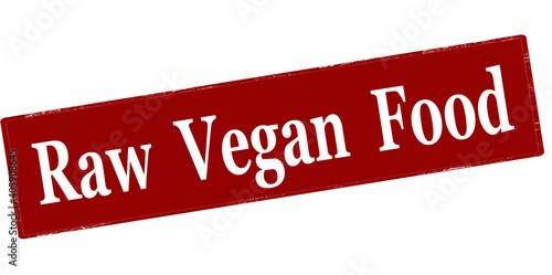 Raw vegan food