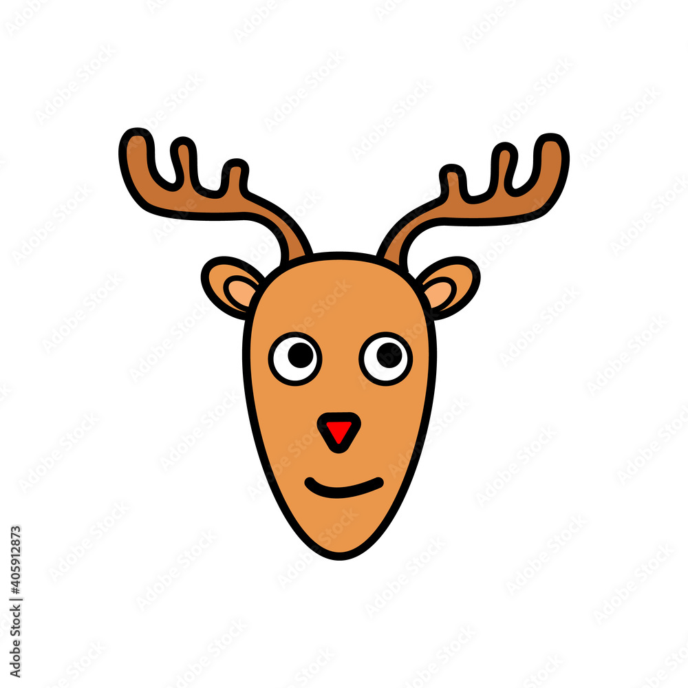 Portrait of deer, wearing something, cool style Portrait of deer, wearing something, cool style