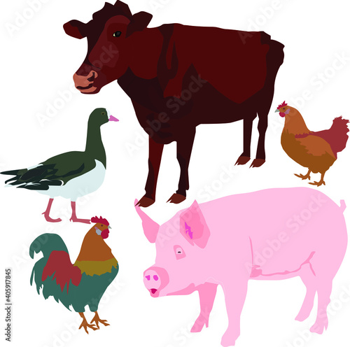 farm animals set