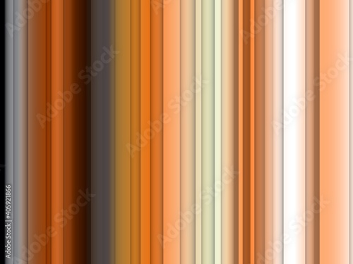 Orange silvery design,  abstract background with stripes