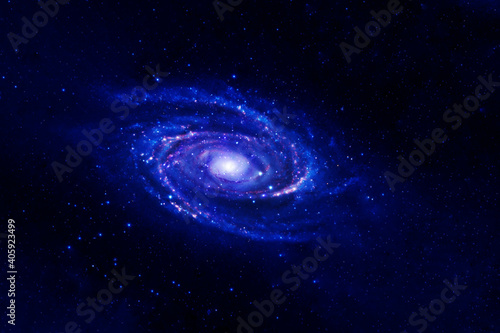 Small blue galaxy. Elements of this image were furnished by NASA.