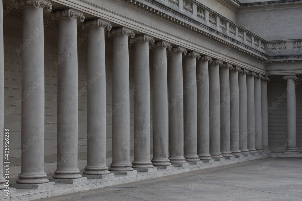 Concrete Column Architectural Building Pattern Concrete Column Architectural Building Pattern