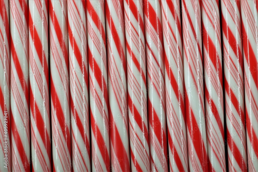 Candy Cane Stick Pattern Horizontal 4