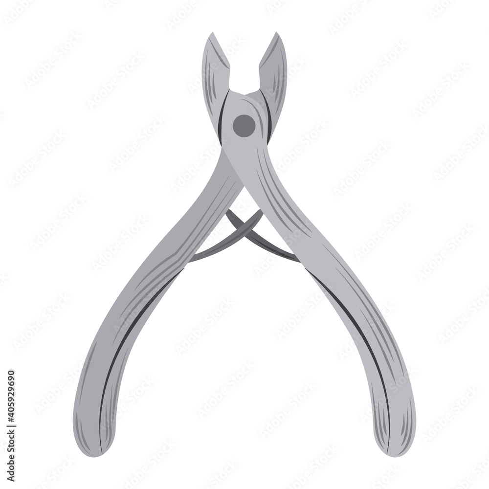 manicure cuticle trimmer tool in cartoon style manicure cuticle trimmer tool in cartoon style
