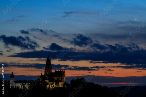 Bouzov castle in Northern Moravia  Czech Republic