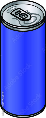 A generic unlabelled straight-sided aluminium drink can - 330/350/355/375 mL - 11.6/12.3/12.5/13.2 fl oz - 11.2/11.8/12/12.7 US fl oz.