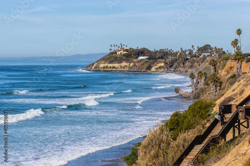 Beautiful day at the San Elijo State Beach campgrounds