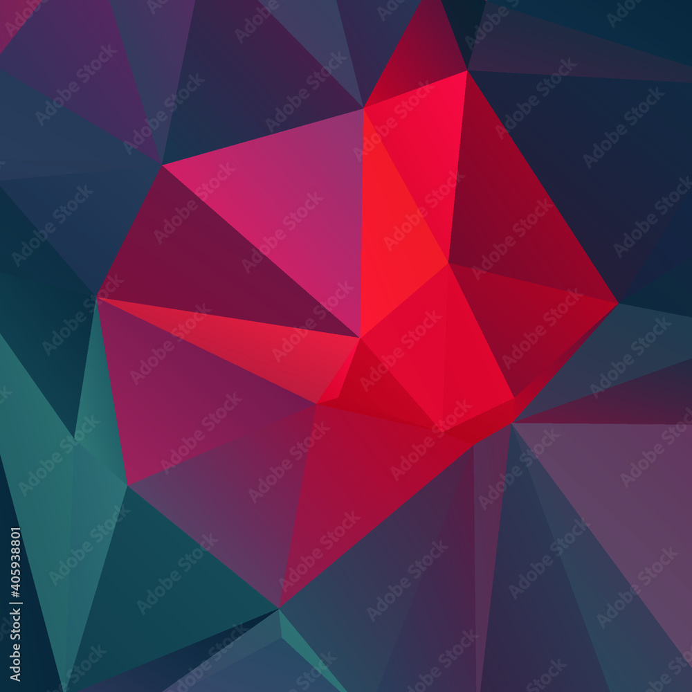 Fototapeta premium Abstract Color Polygon Background Design, Abstract Geometric Origami Style With Gradient