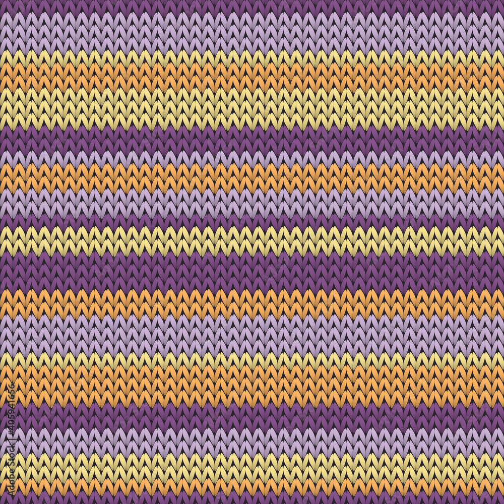 Handmade horizontal stripes knitting texture Handmade horizontal stripes knitting texture