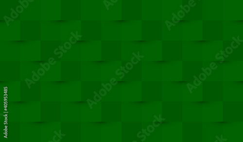 Abstract paper background with and shadows in green colors