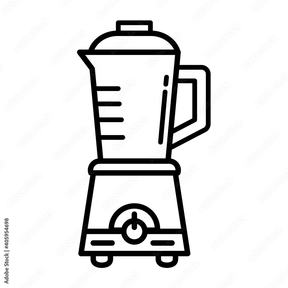 kitchen blender appliance line style icon vector illustration design kitchen blender appliance line style icon vector illustration design