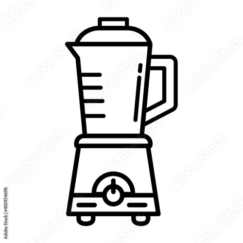kitchen blender appliance line style icon vector illustration design