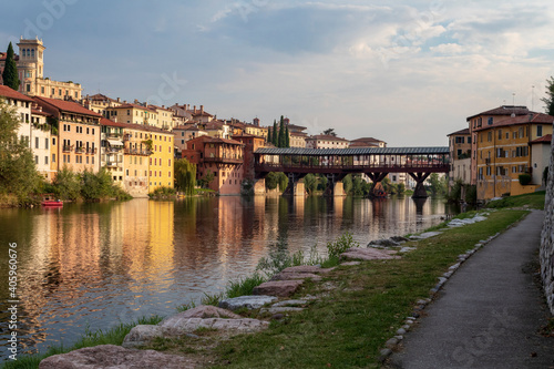 Bridge Over River By Buildings In City Against Sky © nicoló ongaro/EyeEm