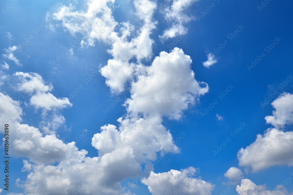 Obraz premium 青空と雲