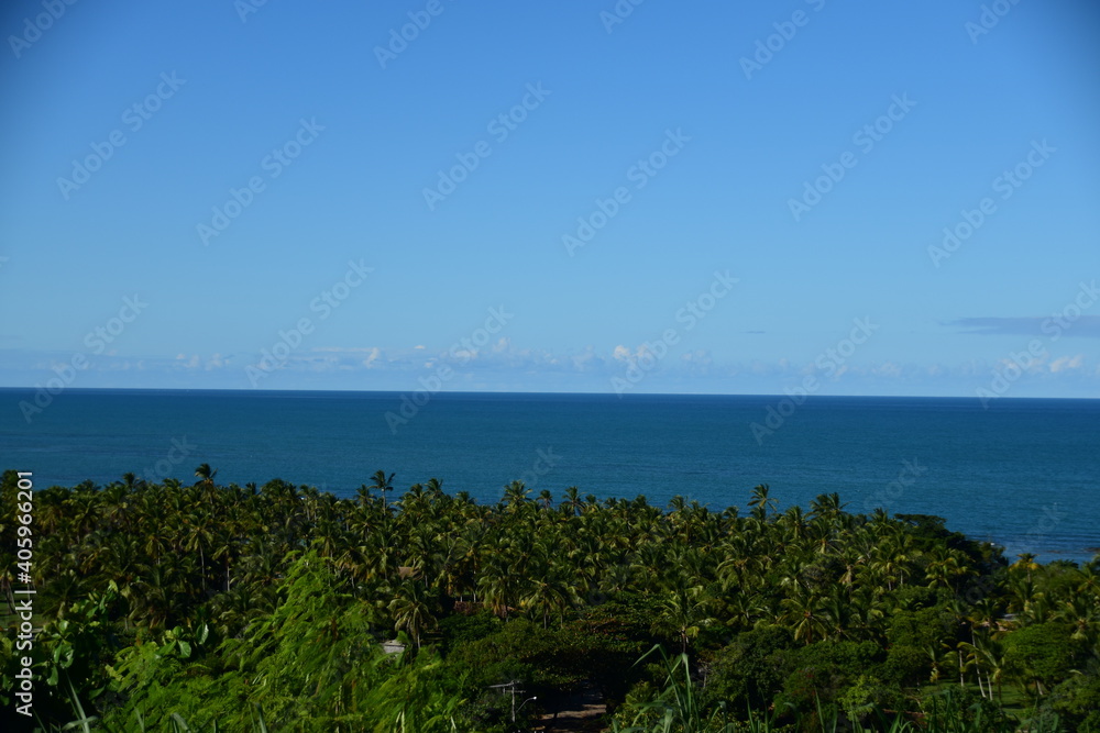 view of the sea from the beach