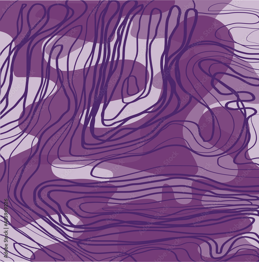 art design abstract purple stains and lines background