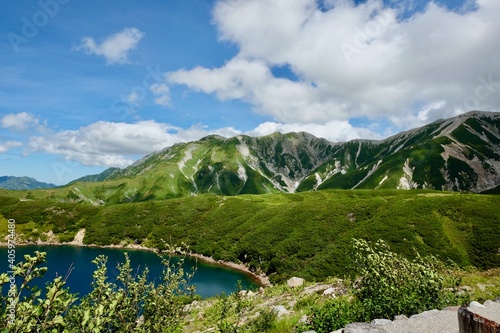 初夏の山