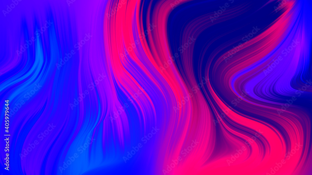 Abstract pink blue and purple gradient wave  background. Neon light curved lines and geometric shape with colorful graphic design.
