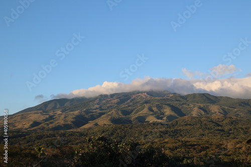 Aerial View of the Rincon de La Vieja Volcano in Costa Rica