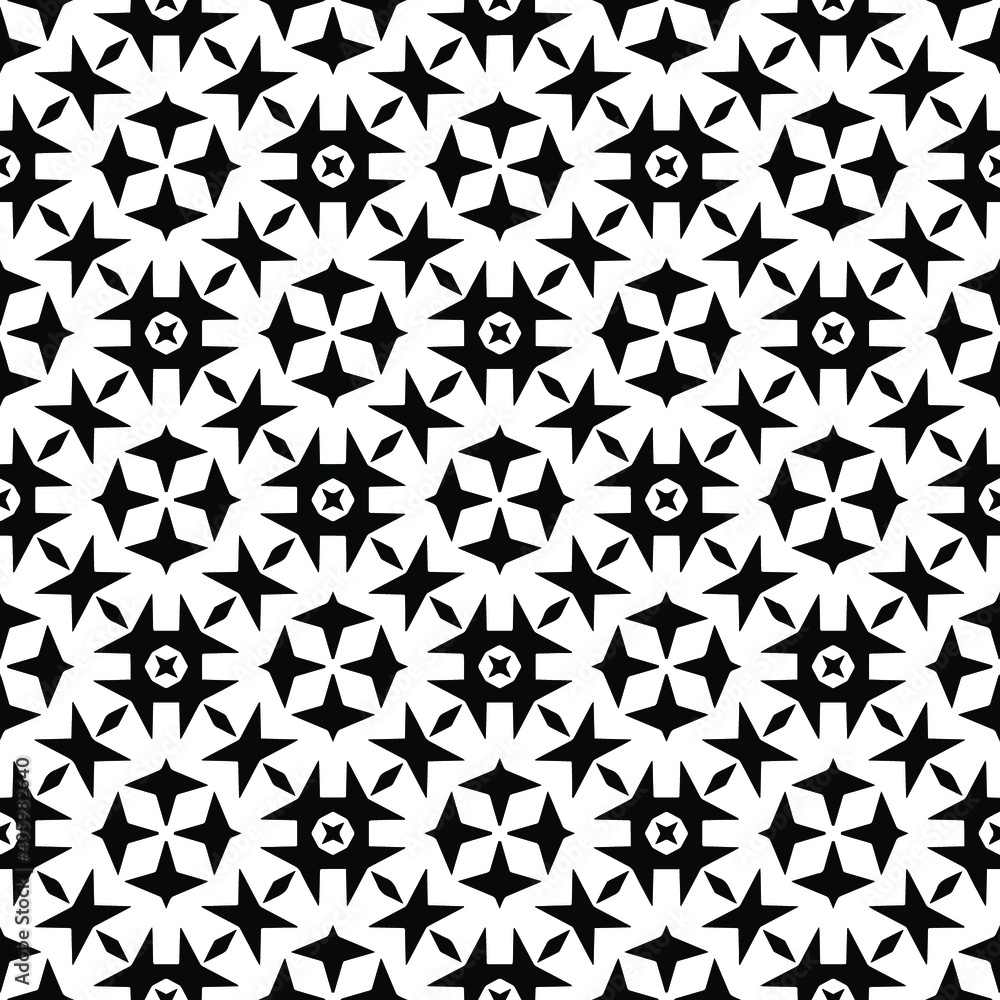 Black and white texture. Abstract seamless geometric pattern.
Black and white texture. Abstract seamless geometric pattern.