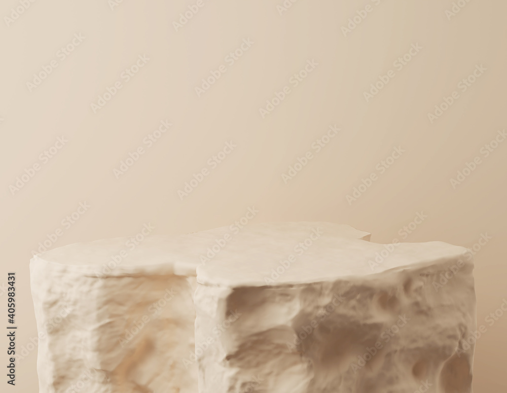 Abstract background Scene for cosmetic Product and Package Presentation, Stone Podium Display Abstract background Scene for cosmetic Product and Package Presentation, Stone Podium Display