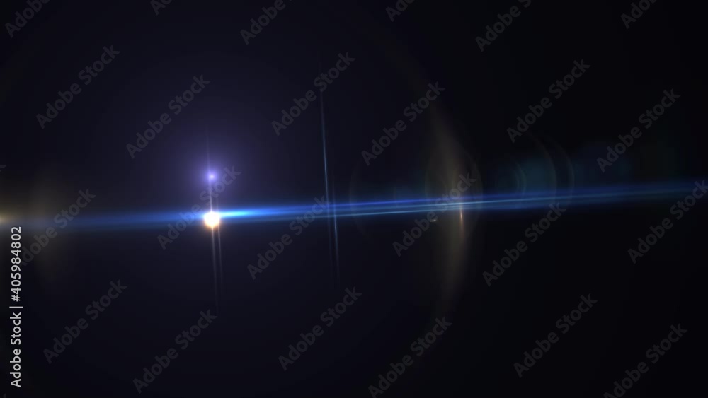 Beautiful blue optical lens flare effect Beautiful blue optical lens flare effect