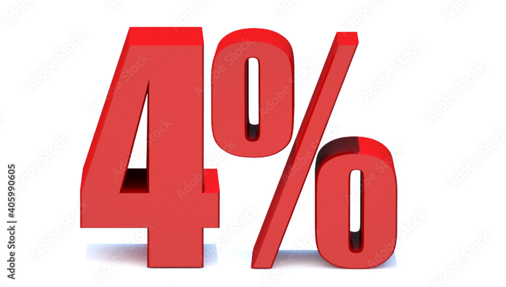 4 Percent off 3d Sign on White Background, Special Offer 4% Discount Tag, Sale Up to 4 Percent Off,big offer, Sale, Special Offer Label, Sticker, Tag, Banner, Advertising, offer Icon 4 Percent off 3d Sign on White Background, Special Offer 4% Discount Tag, Sale Up to 4 Percent Off,big offer, Sale, Special Offer Label, Sticker, Tag, Banner, Advertising, offer Icon