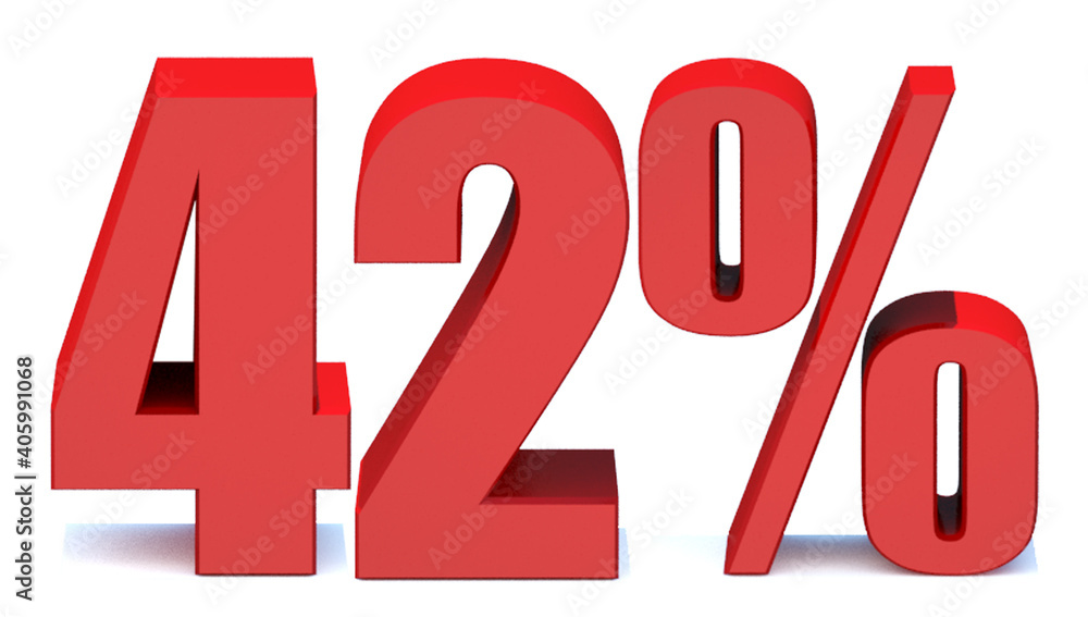 42 Percent off 3d Sign on White Background, Special Offer 42% Discount Tag, Sale Up to 42 Percent Off,big offer, Sale, Special Offer Label, Sticker, Tag, Banner, Advertising, offer Icon 42 Percent off 3d Sign on White Background, Special Offer 42% Discount Tag, Sale Up to 42 Percent Off,big offer, Sale, Special Offer Label, Sticker, Tag, Banner, Advertising, offer Icon