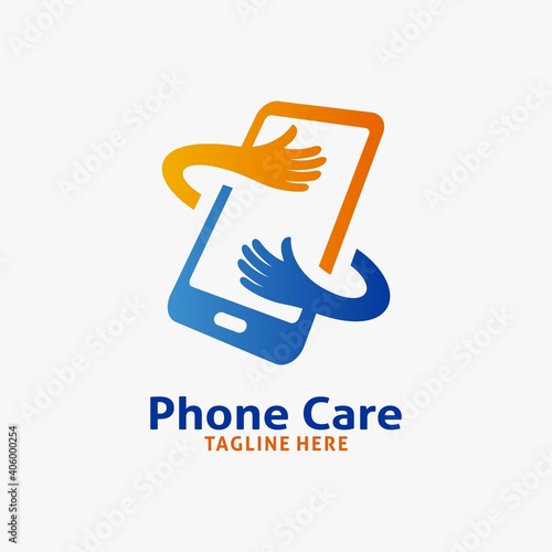 Phone care logo design