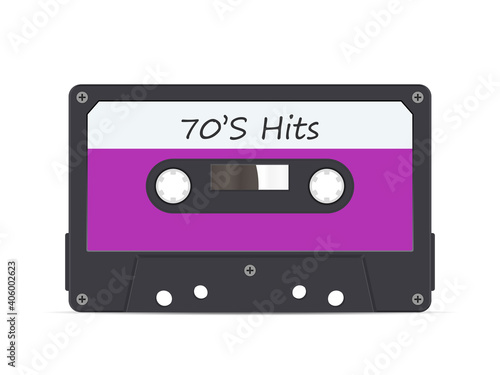 Cassette tape 70s hits