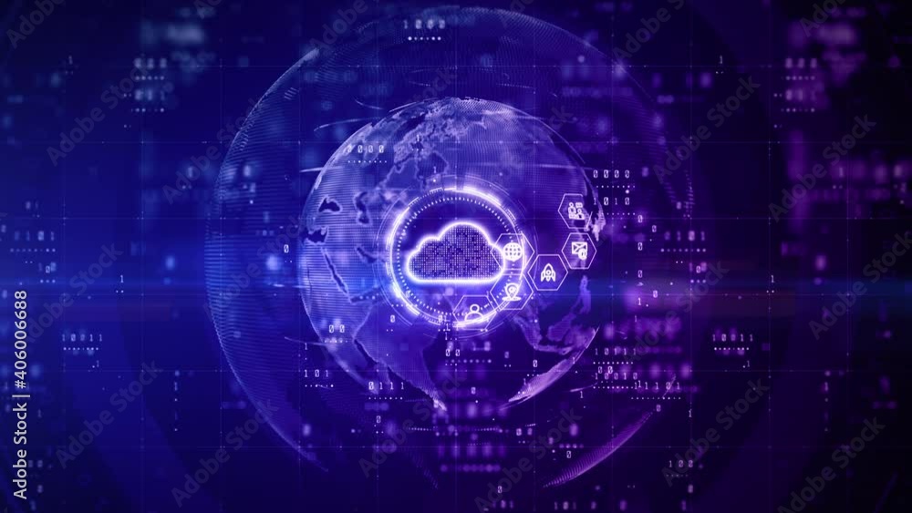 Digital Cloud Computing, Cyber Security, Digital Data Network Protection, Future Technology Global Network 5g High-Speed Internet Connection and Big Data Analysis Background Concept. Digital Cloud Computing, Cyber Security, Digital Data Network Protection, Future Technology Global Network 5g High-Speed Internet Connection and Big Data Analysis Background Concept.