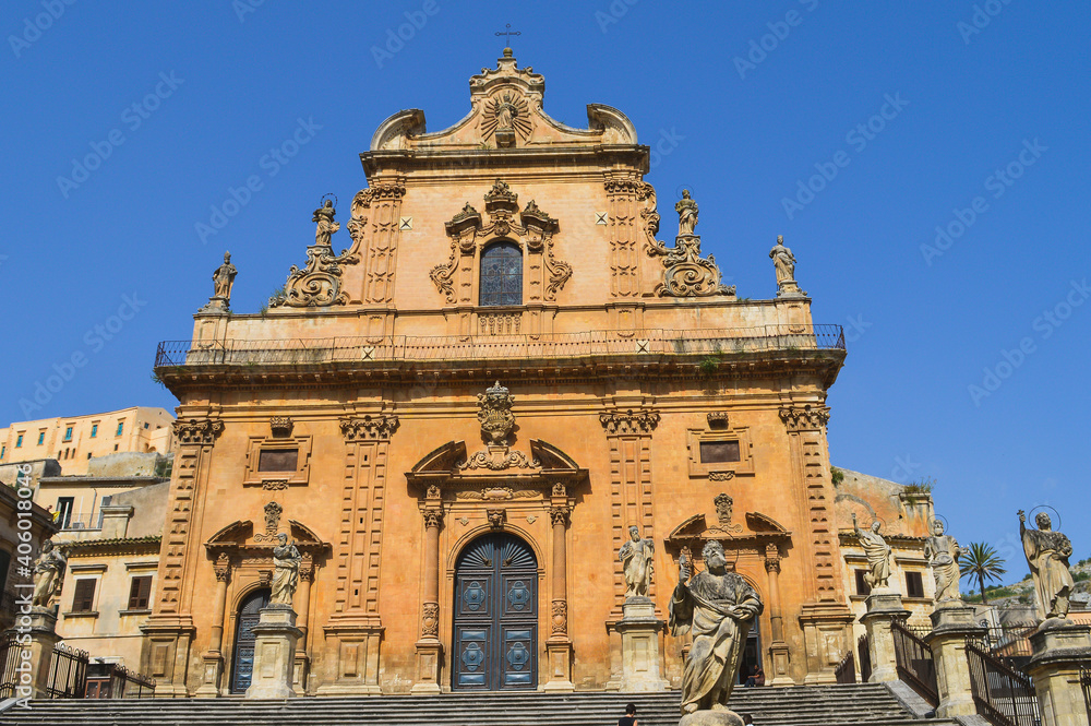Duomo di San Giorgio in Modica, Ragusa, Sicily, Italy, Europe, World Heritage Site
