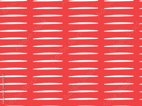 Vector texture background, seamless pattern. Hand drawn, red, white colors. © Textures Backgrounds