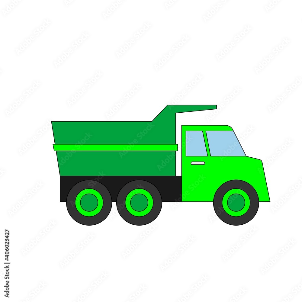 Fototapeta premium heavy vehicle vector design illustration