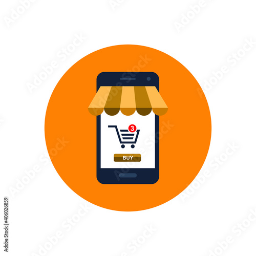 ecommerce icon vector graphic