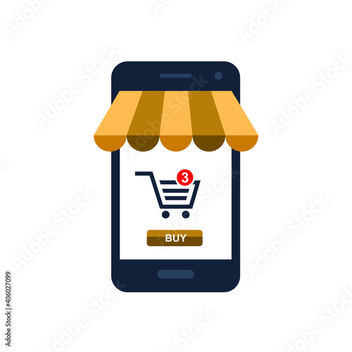 Market store, retail shop, shop, shopping store, store icon vector graphic