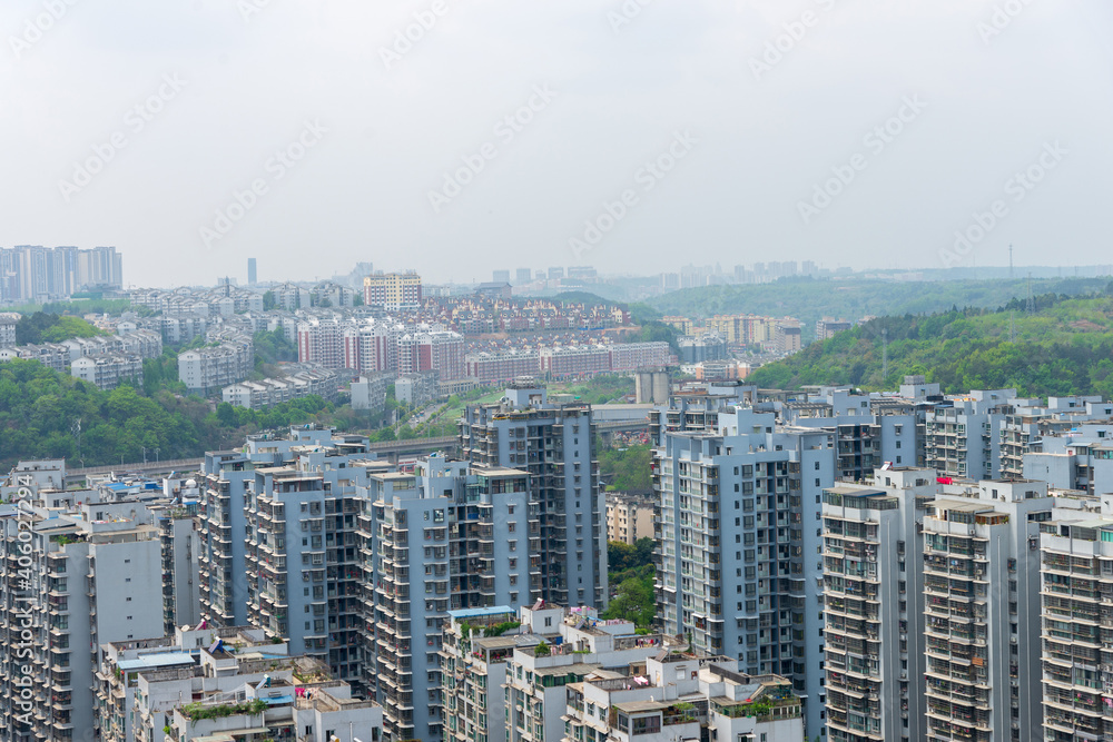 Modern residential area at china